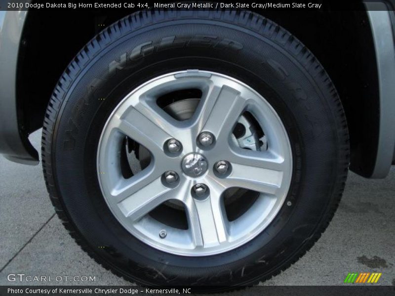 Mineral Gray Metallic / Dark Slate Gray/Medium Slate Gray 2010 Dodge Dakota Big Horn Extended Cab 4x4