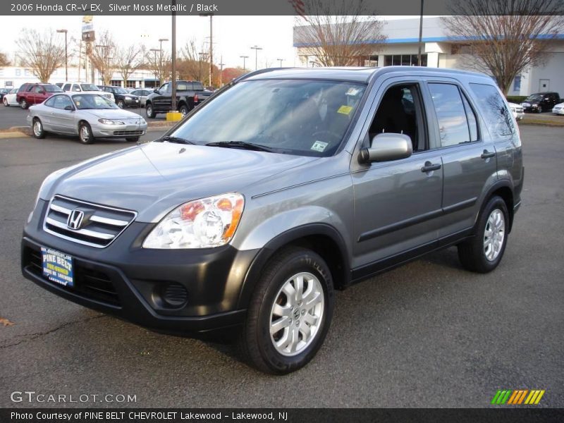 Silver Moss Metallic / Black 2006 Honda CR-V EX