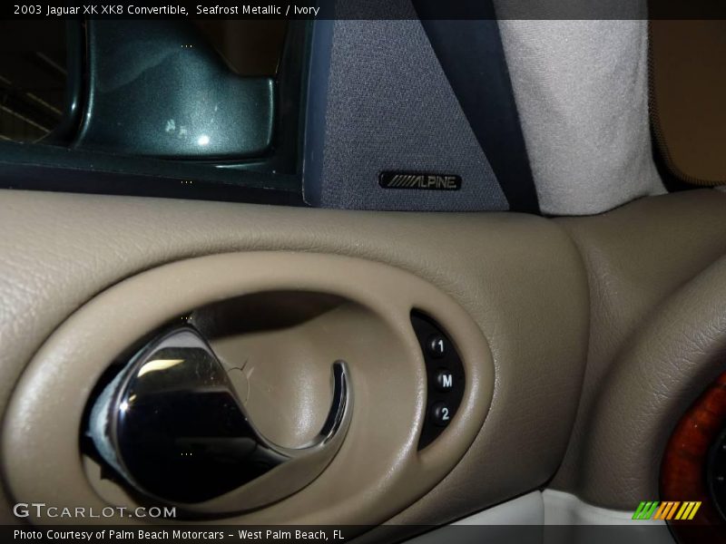 Seafrost Metallic / Ivory 2003 Jaguar XK XK8 Convertible