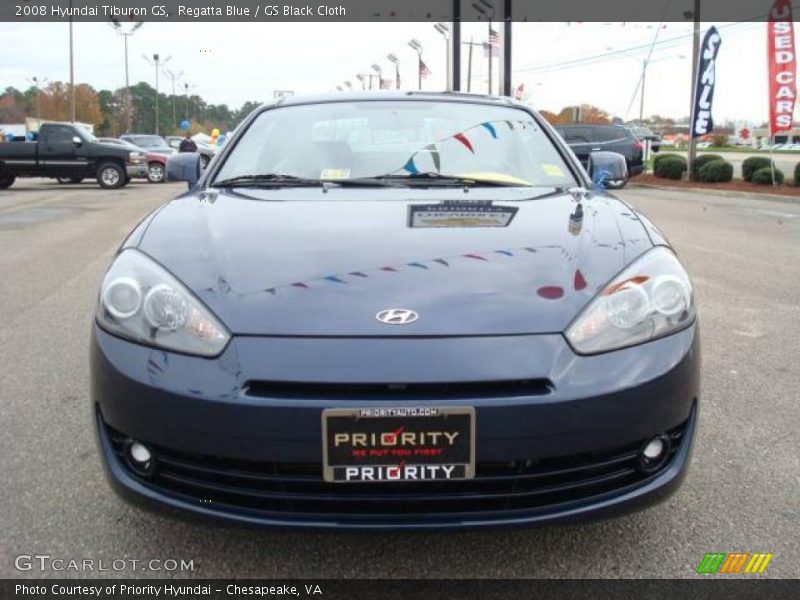 Regatta Blue / GS Black Cloth 2008 Hyundai Tiburon GS