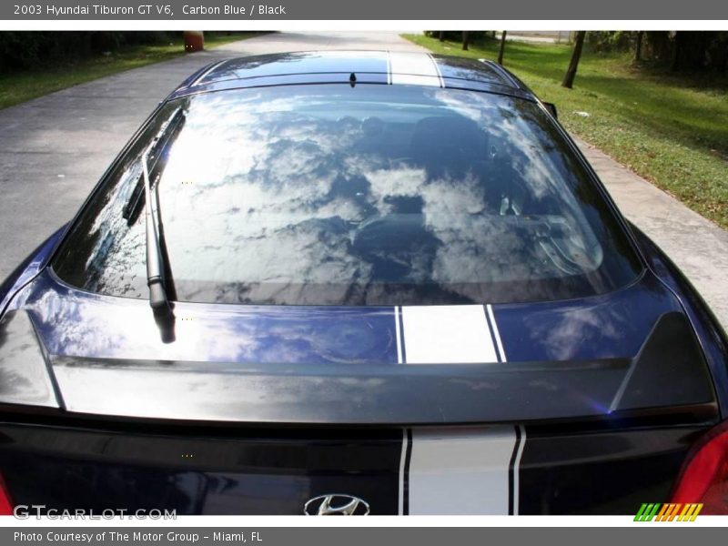 Carbon Blue / Black 2003 Hyundai Tiburon GT V6