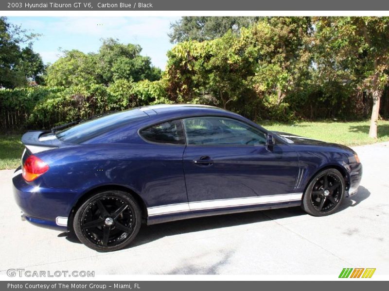 Carbon Blue / Black 2003 Hyundai Tiburon GT V6