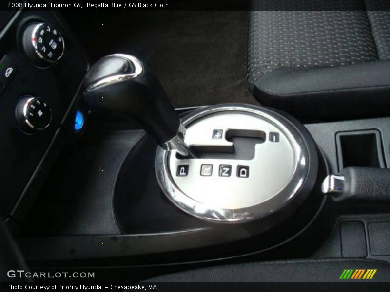 Regatta Blue / GS Black Cloth 2008 Hyundai Tiburon GS