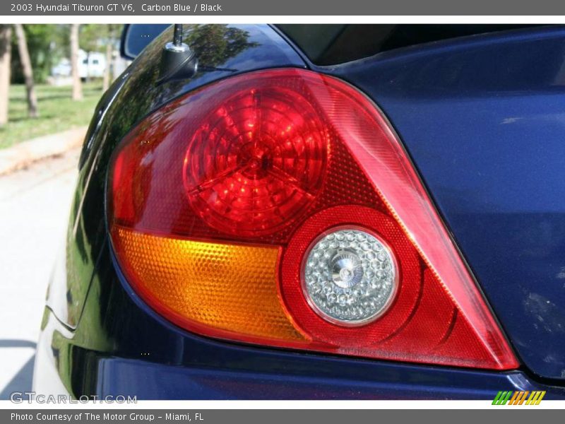 Carbon Blue / Black 2003 Hyundai Tiburon GT V6