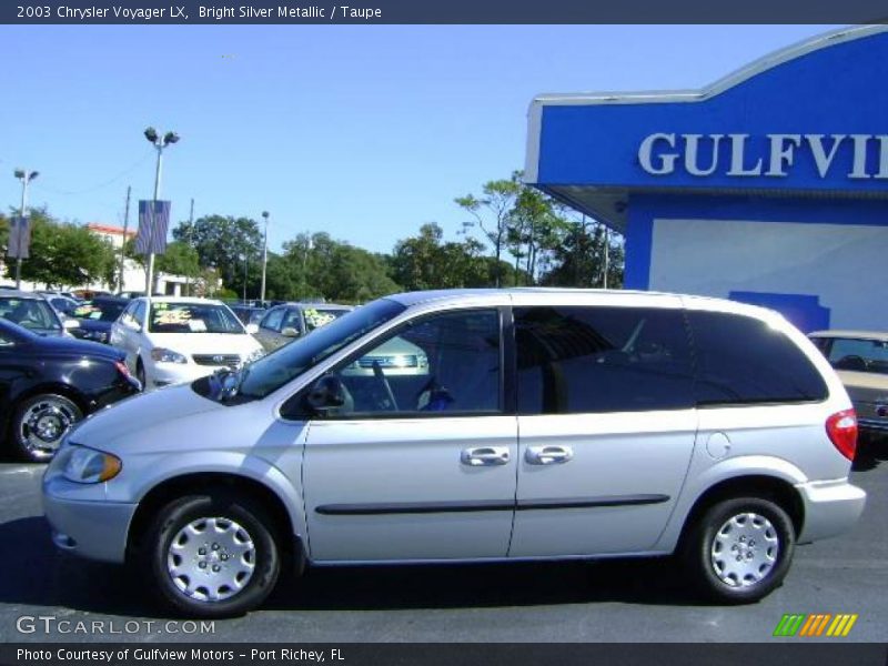 Bright Silver Metallic / Taupe 2003 Chrysler Voyager LX