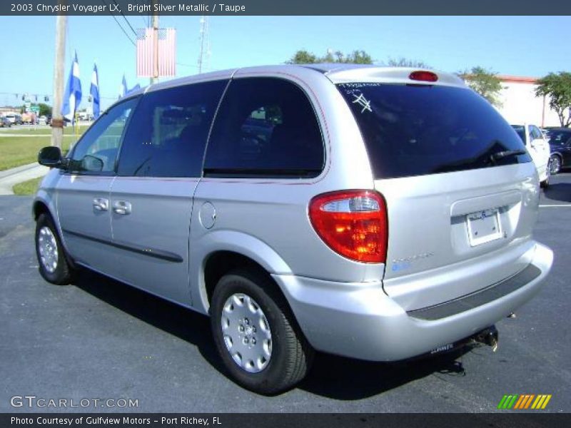 Bright Silver Metallic / Taupe 2003 Chrysler Voyager LX