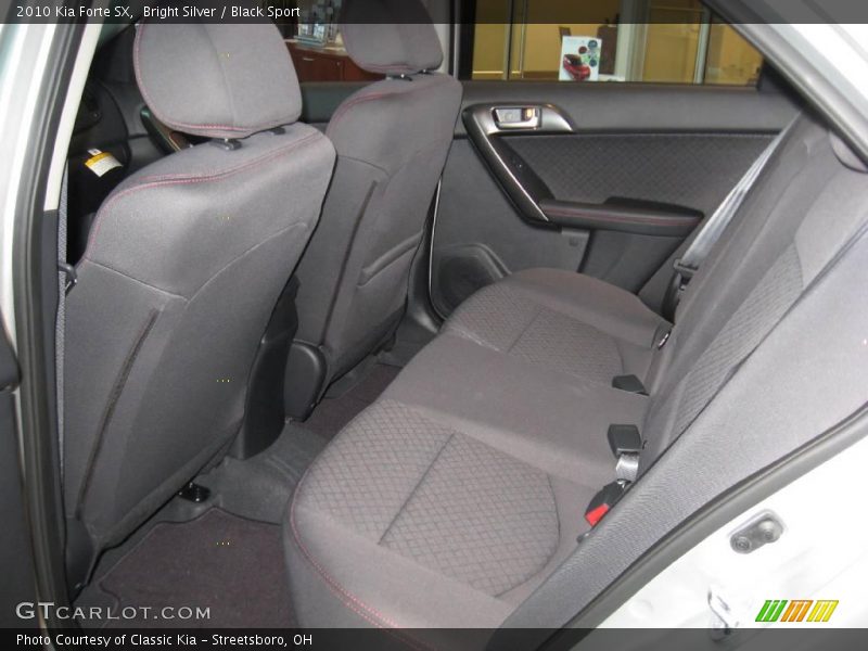 Bright Silver / Black Sport 2010 Kia Forte SX
