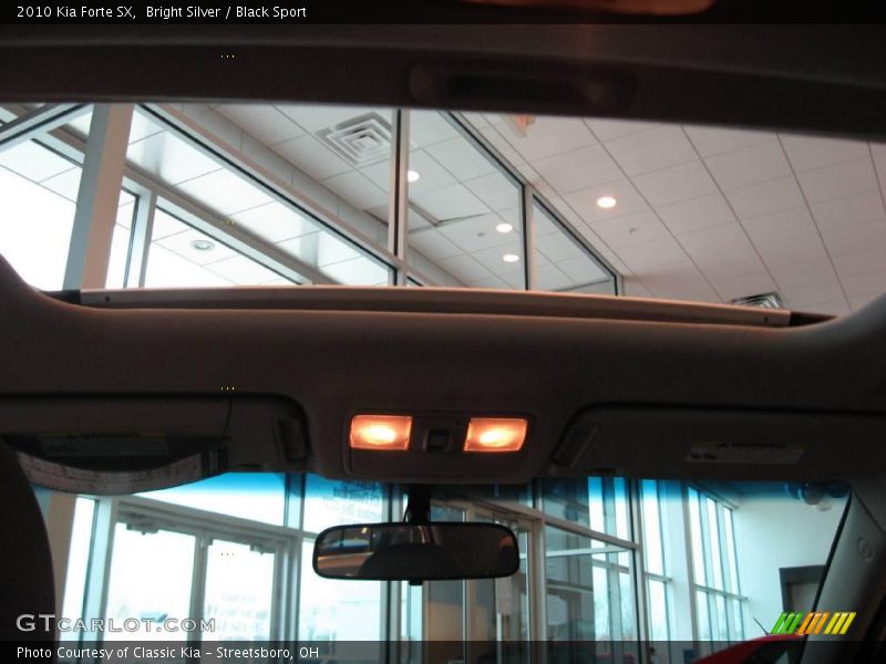 Bright Silver / Black Sport 2010 Kia Forte SX