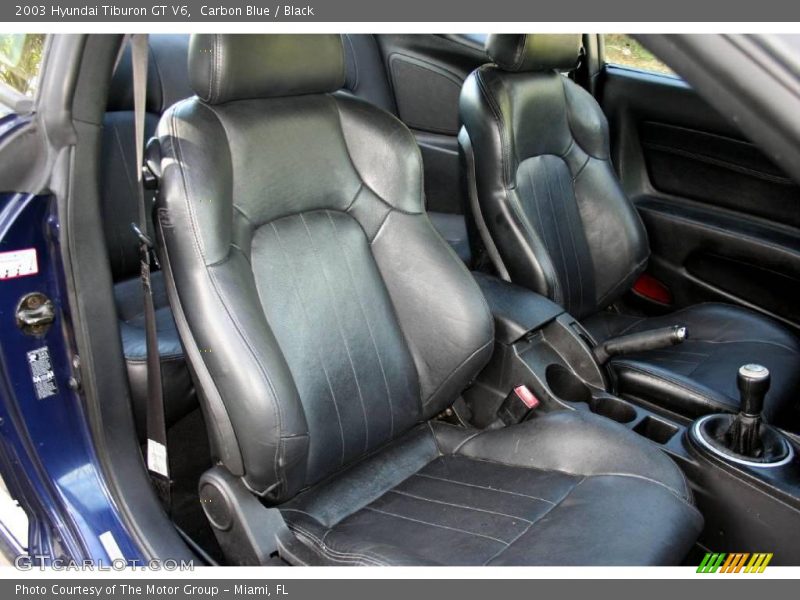 Carbon Blue / Black 2003 Hyundai Tiburon GT V6