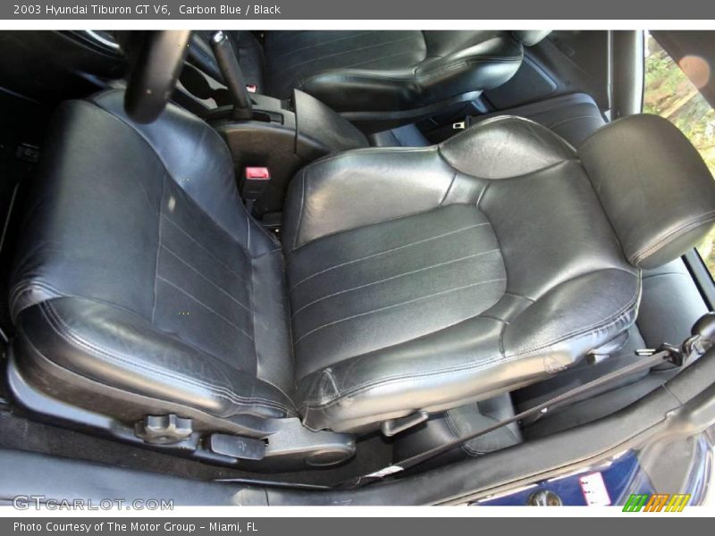 Carbon Blue / Black 2003 Hyundai Tiburon GT V6