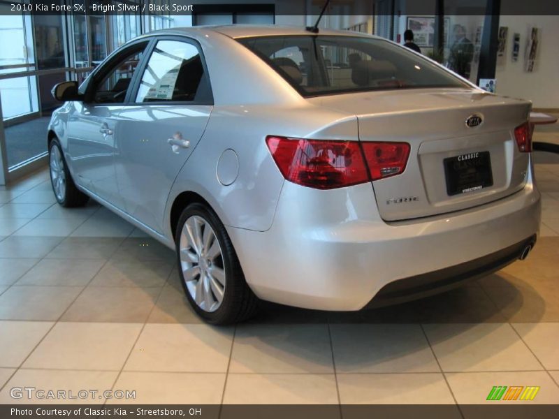 Bright Silver / Black Sport 2010 Kia Forte SX