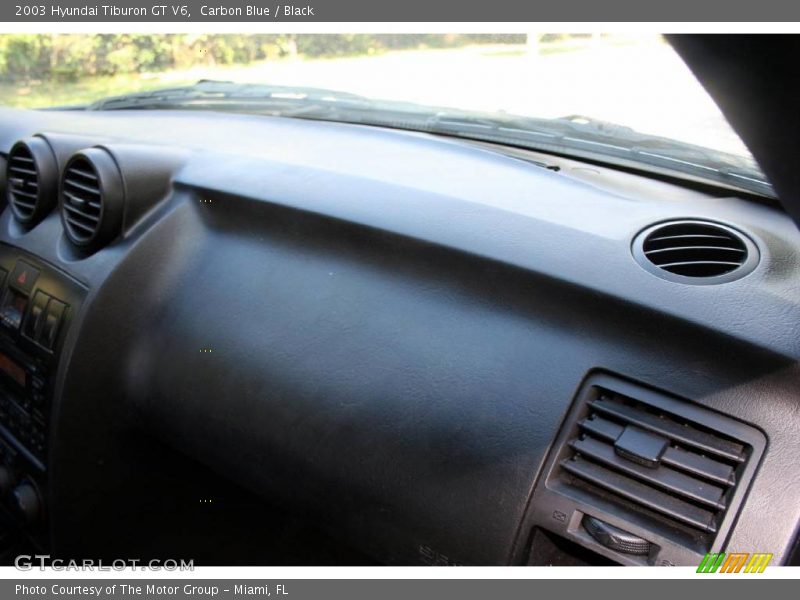 Carbon Blue / Black 2003 Hyundai Tiburon GT V6