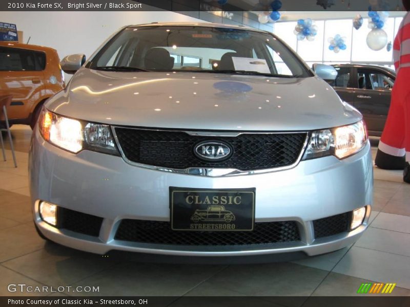 Bright Silver / Black Sport 2010 Kia Forte SX