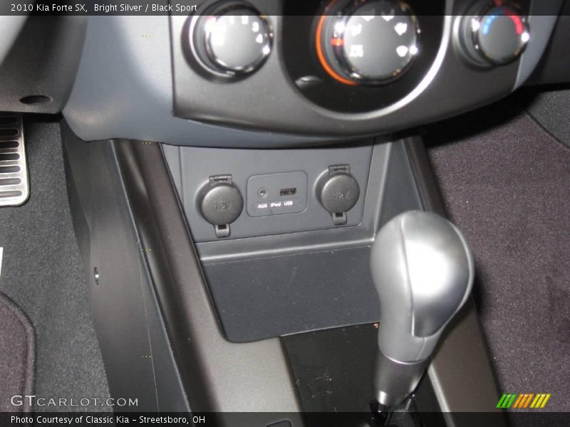 Bright Silver / Black Sport 2010 Kia Forte SX