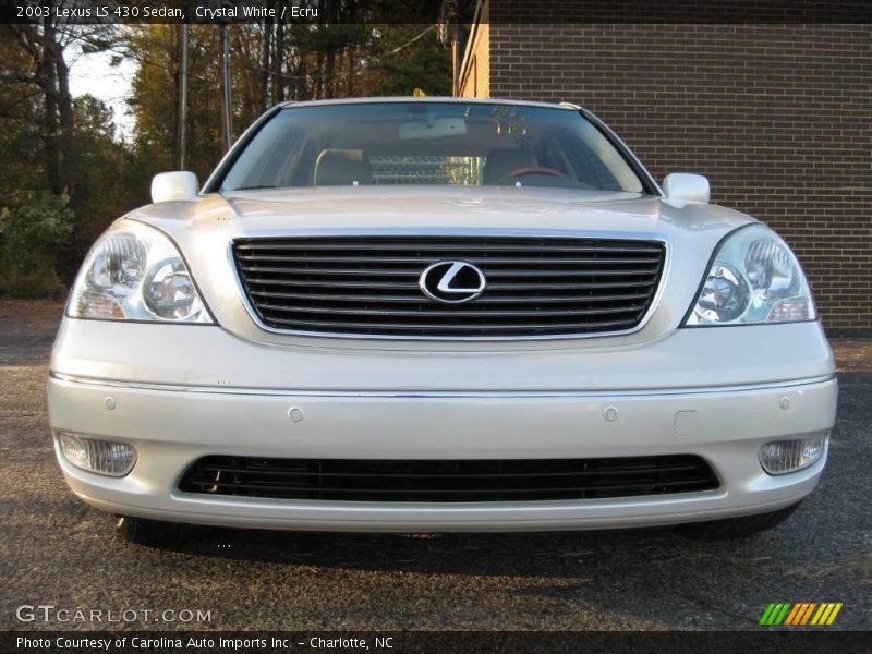 Crystal White / Ecru 2003 Lexus LS 430 Sedan