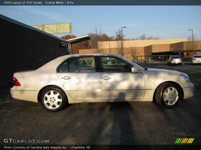 Crystal White / Ecru 2003 Lexus LS 430 Sedan