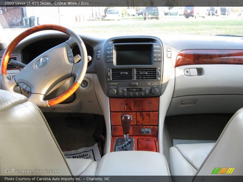 Crystal White / Ecru 2003 Lexus LS 430 Sedan