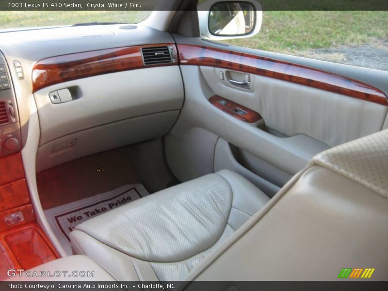Crystal White / Ecru 2003 Lexus LS 430 Sedan