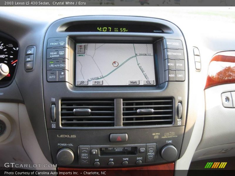 Crystal White / Ecru 2003 Lexus LS 430 Sedan