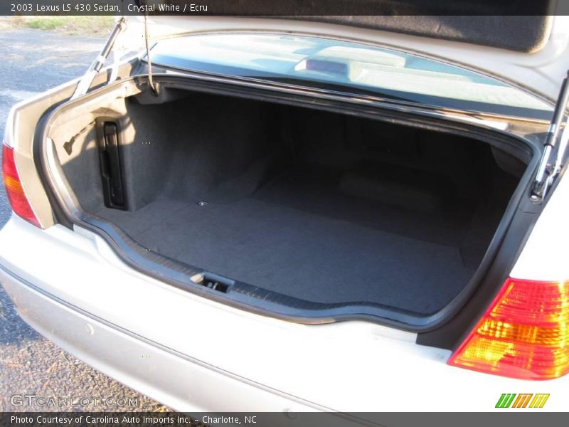 Crystal White / Ecru 2003 Lexus LS 430 Sedan