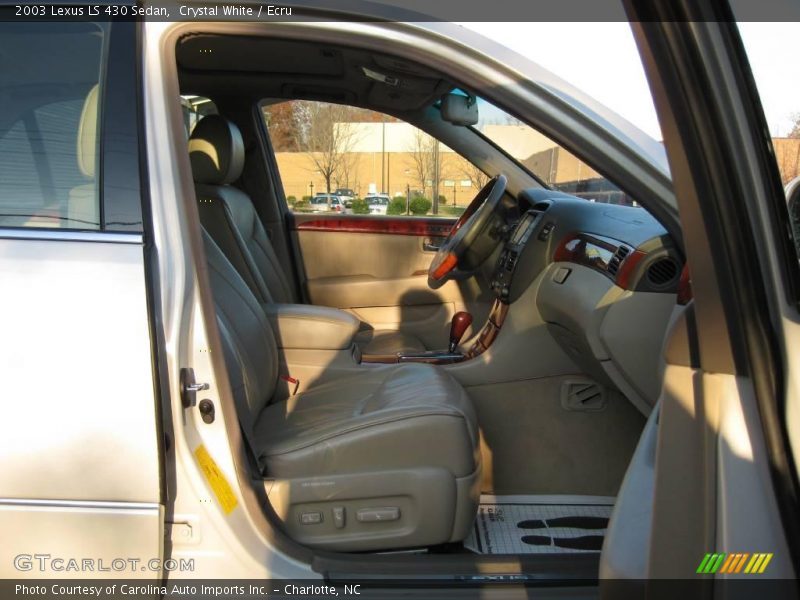 Crystal White / Ecru 2003 Lexus LS 430 Sedan