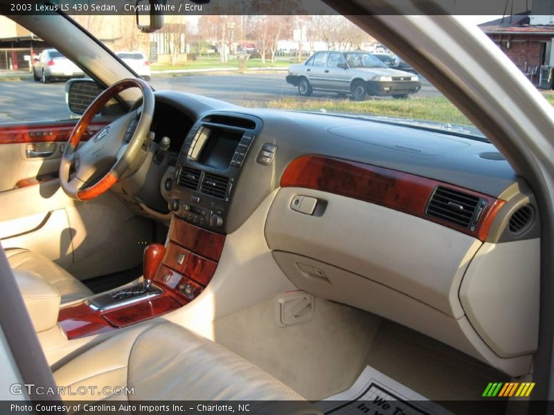 Crystal White / Ecru 2003 Lexus LS 430 Sedan