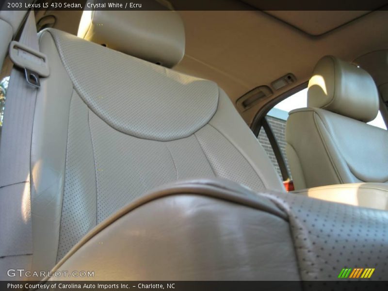 Crystal White / Ecru 2003 Lexus LS 430 Sedan