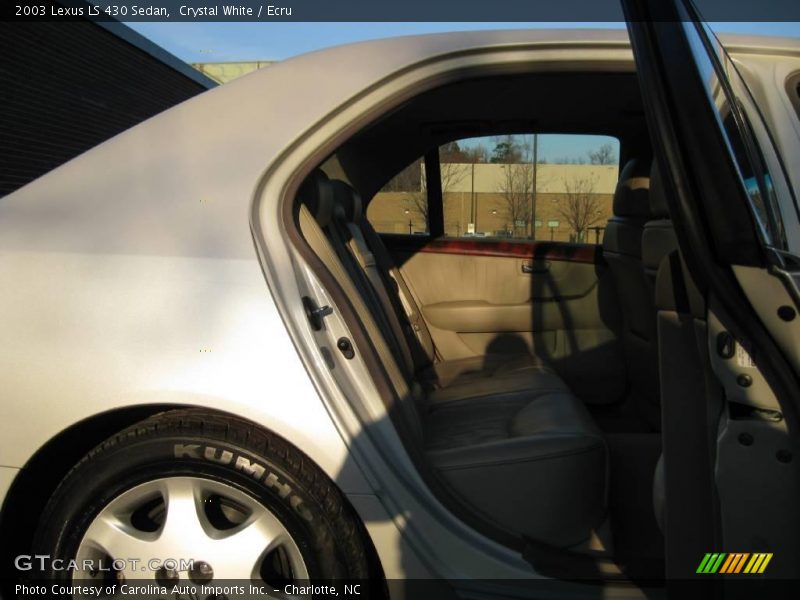Crystal White / Ecru 2003 Lexus LS 430 Sedan