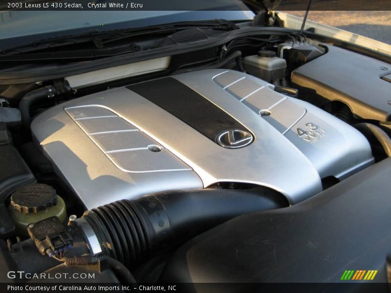 Crystal White / Ecru 2003 Lexus LS 430 Sedan