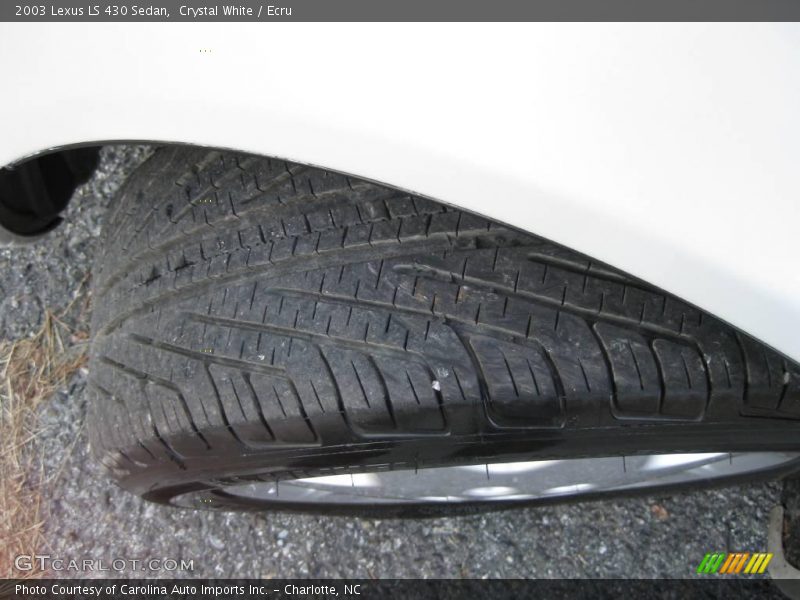 Crystal White / Ecru 2003 Lexus LS 430 Sedan