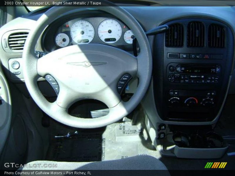Bright Silver Metallic / Taupe 2003 Chrysler Voyager LX