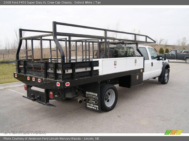 Oxford White / Tan 2008 Ford F450 Super Duty XL Crew Cab Chassis