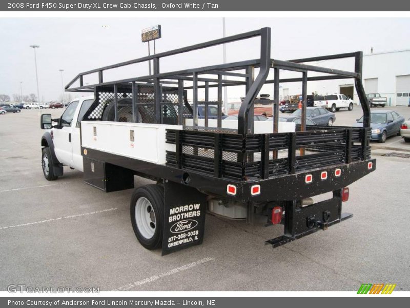 Oxford White / Tan 2008 Ford F450 Super Duty XL Crew Cab Chassis