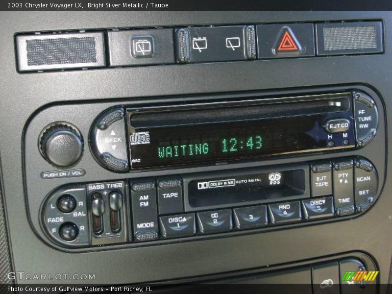 Bright Silver Metallic / Taupe 2003 Chrysler Voyager LX