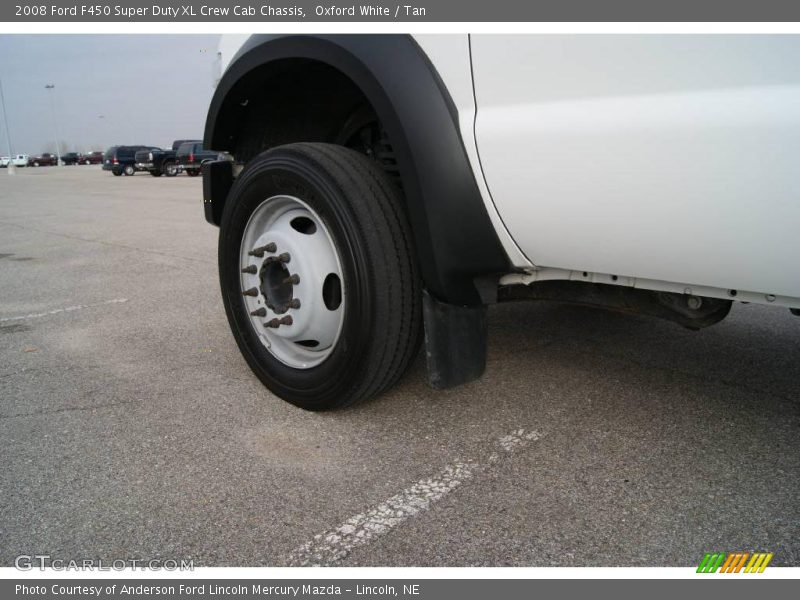Oxford White / Tan 2008 Ford F450 Super Duty XL Crew Cab Chassis