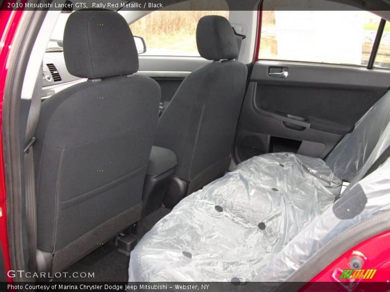 Rally Red Metallic / Black 2010 Mitsubishi Lancer GTS