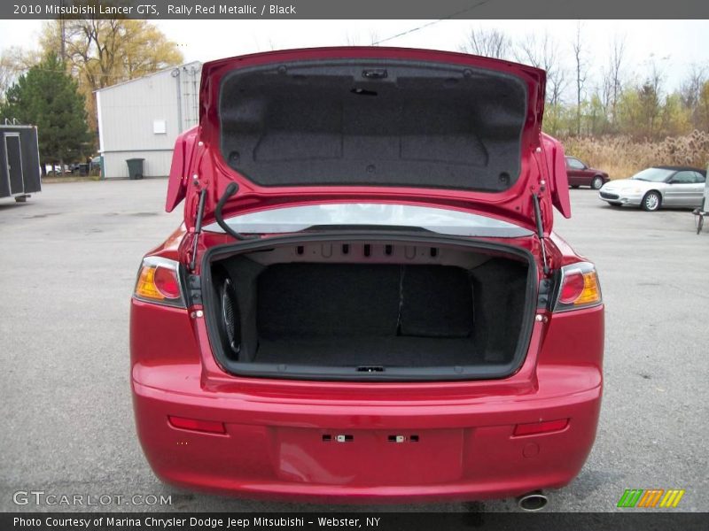 Rally Red Metallic / Black 2010 Mitsubishi Lancer GTS