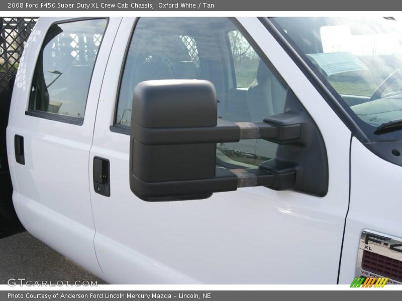 Oxford White / Tan 2008 Ford F450 Super Duty XL Crew Cab Chassis