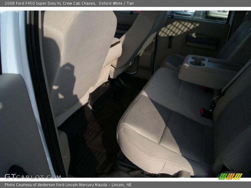Oxford White / Tan 2008 Ford F450 Super Duty XL Crew Cab Chassis