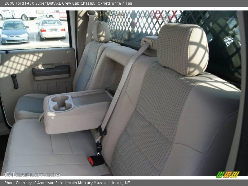 Oxford White / Tan 2008 Ford F450 Super Duty XL Crew Cab Chassis