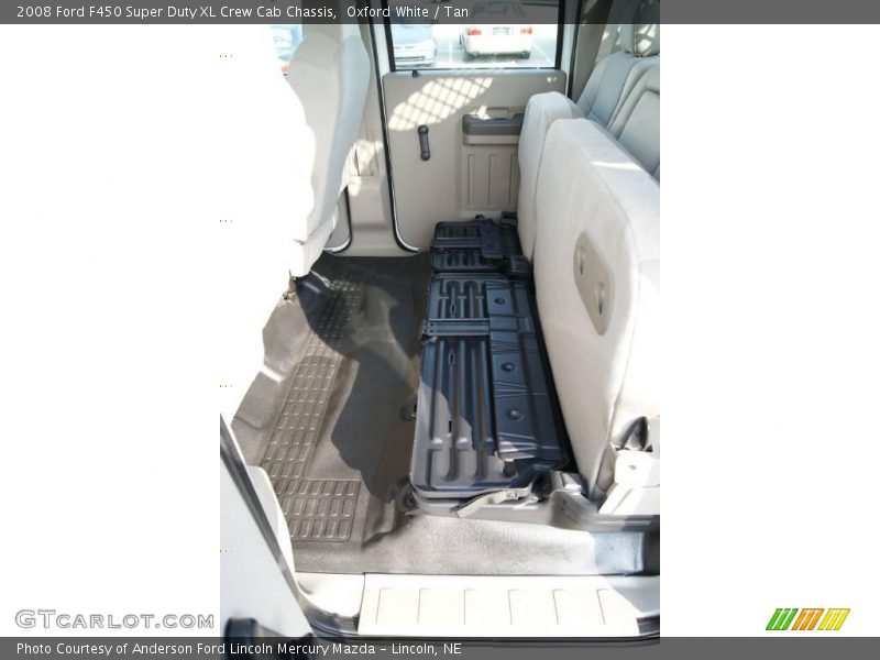 Oxford White / Tan 2008 Ford F450 Super Duty XL Crew Cab Chassis