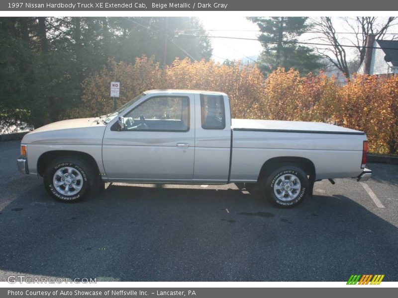 Beige Metallic / Dark Gray 1997 Nissan Hardbody Truck XE Extended Cab