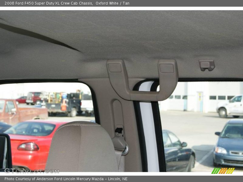 Oxford White / Tan 2008 Ford F450 Super Duty XL Crew Cab Chassis