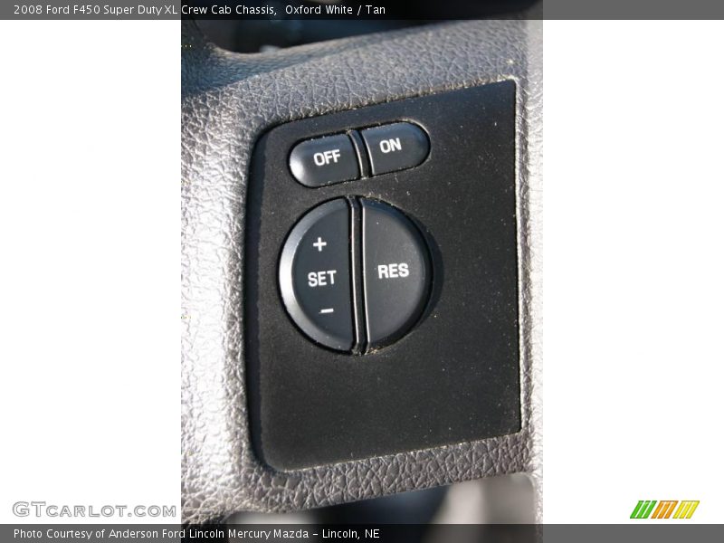 Oxford White / Tan 2008 Ford F450 Super Duty XL Crew Cab Chassis