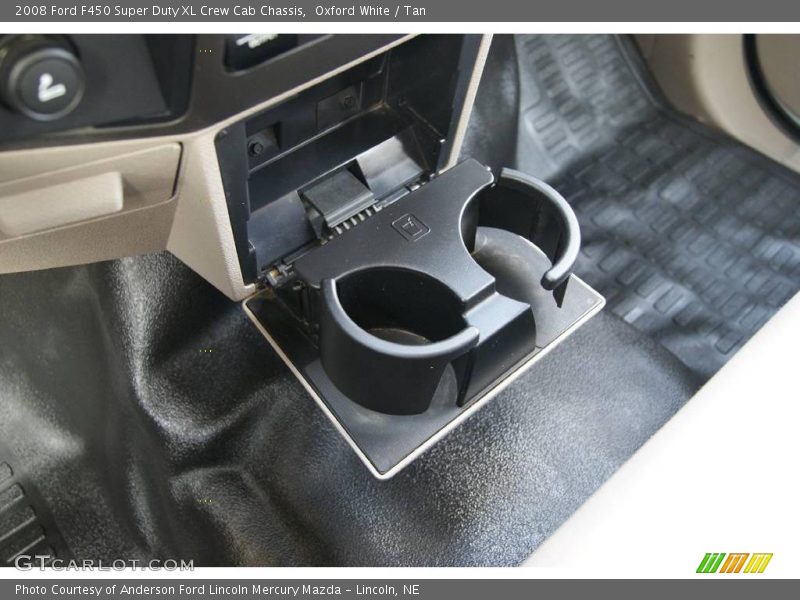 Oxford White / Tan 2008 Ford F450 Super Duty XL Crew Cab Chassis