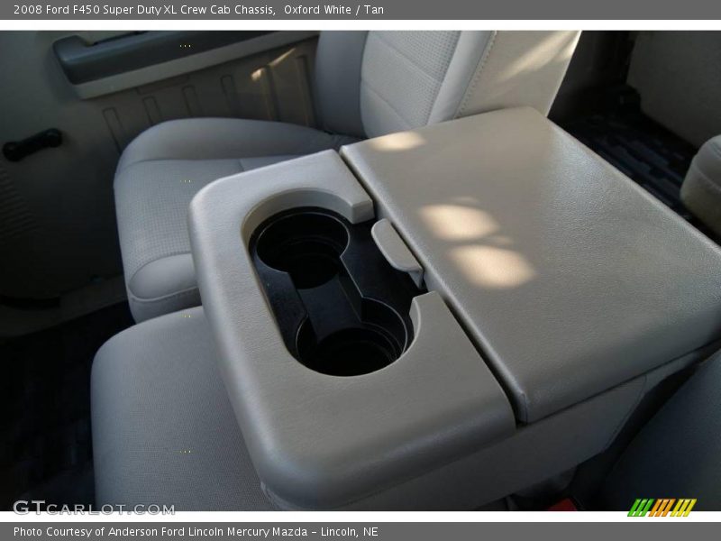 Oxford White / Tan 2008 Ford F450 Super Duty XL Crew Cab Chassis