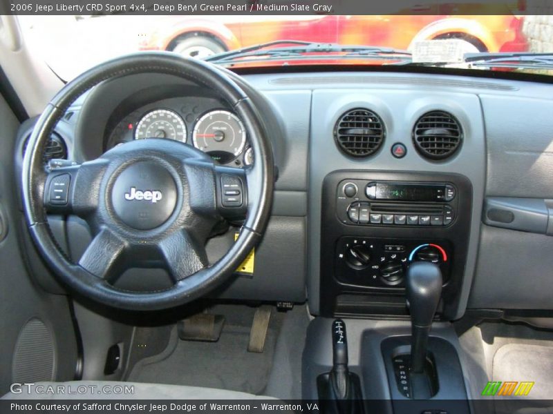 Deep Beryl Green Pearl / Medium Slate Gray 2006 Jeep Liberty CRD Sport 4x4