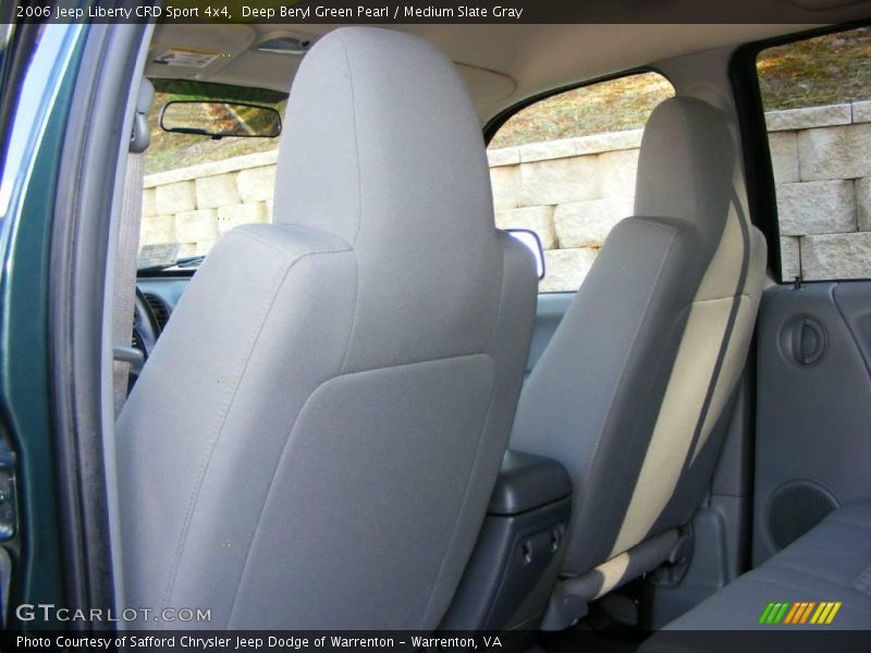 Deep Beryl Green Pearl / Medium Slate Gray 2006 Jeep Liberty CRD Sport 4x4