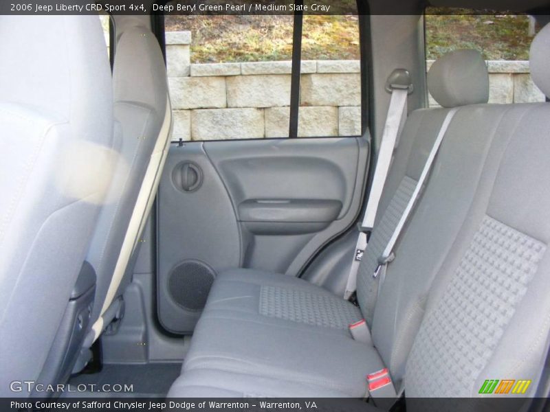 Deep Beryl Green Pearl / Medium Slate Gray 2006 Jeep Liberty CRD Sport 4x4