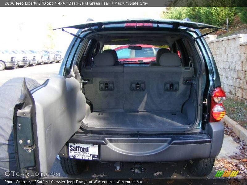 Deep Beryl Green Pearl / Medium Slate Gray 2006 Jeep Liberty CRD Sport 4x4